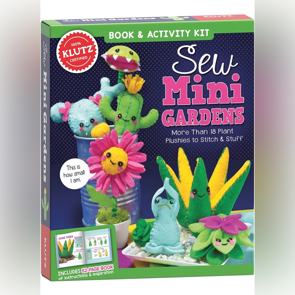 💕Sew Mini Gardens (Klutz Craft Kit)